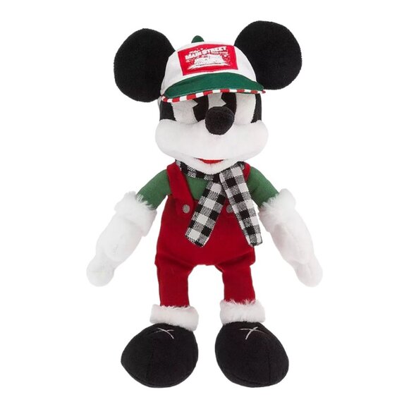 Disney Parks Mickey Mouse Yuletide Farmhouse Holiday Plush